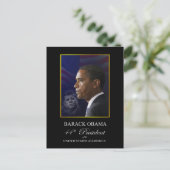 Obama Inauguration Souvenir Briefkaart - Gepersona (Staand voorkant)