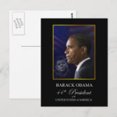 Obama Inauguration Souvenir Briefkaart - Gepersona (Voorkant / Achterkant)