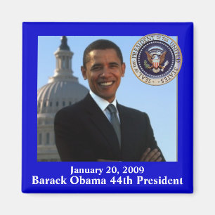 Obama Inauguration souvenir Magneet
