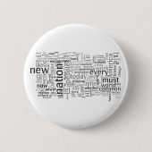 Obama Inauguration Speech Button (Voorkant)