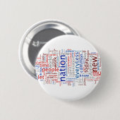 Obama Inauguration Speech Button (Voorkant /achterkant)