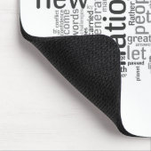 Obama Inauguration Speech Tagcloud Mousepad Muismat (Hoek)