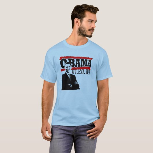 Obama Inauguration T-shirt (Voorkant volledig)