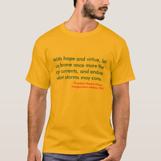 Obama Inauguration T-Shirt (Voorkant)