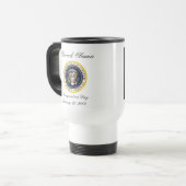 Obama Inauguration Travel Mug met agenda Reisbeker (Voorkant links)