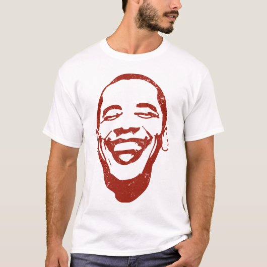 Obama "Infectieuze glimlach" T-shirt (Voorkant)