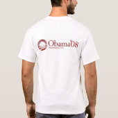 Obama "Infectieuze glimlach" T-shirt (Achterkant)