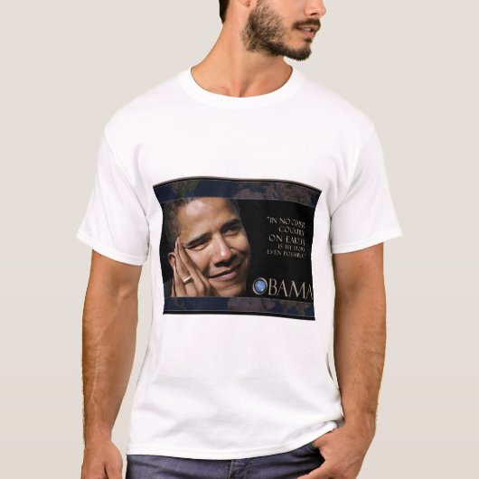 Obama Inspirerend Quote T-shirt (Voorkant)