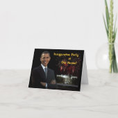 Obama Invitation Inauguration Party Ons Huis (Voorkant)