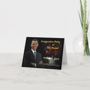 Obama Invitation Inauguration Party Ons Huis