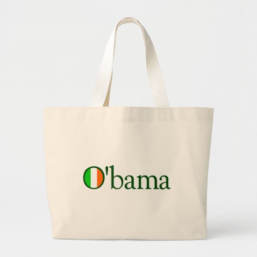 Obama Irish Grote Tote Bag (Voorkant)