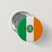 O'Bama Irish Pin Ronde Button 3,2 Cm (Voorkant /achterkant)