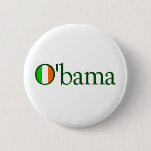 Obama Irish Ronde Button 5,7 Cm
