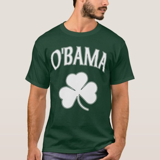 Obama Irish Shamrock T-shirt (Voorkant)