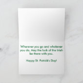 O'bama Irish - Wenskaart Kaart (Binnen)