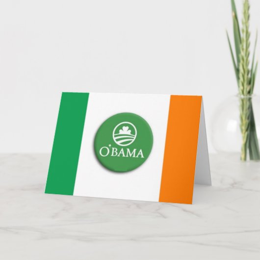 O'bama Irish - Wenskaart Kaart (Voorkant)