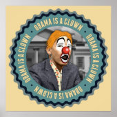 Obama is een clown poster (Voorkant)