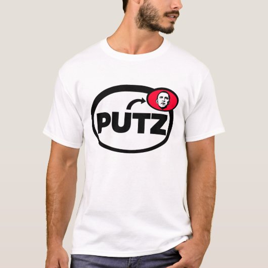 Obama is een Putz-shirt T-shirt (Voorkant)