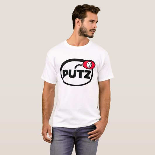 Obama is een Putz-shirt T-shirt (Voorkant volledig)