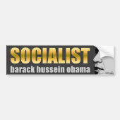 Obama is een socialist bumpersticker (Voorkant)