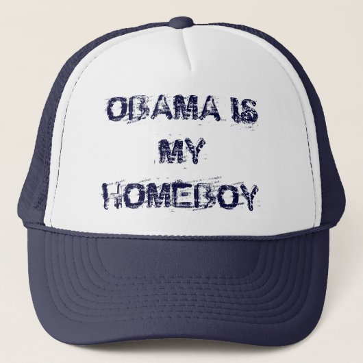 OBAMA IS MIJN HOMEBOEK TRUCKER PET (Voorkant)