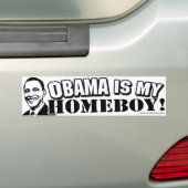 Obama is mijn Homeboy Bumpersticker (Op auto)