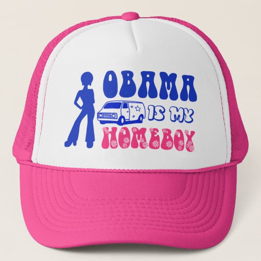 Obama is mijn homeboy trucker pet (Voorkant)