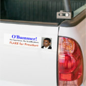 Obama is O'bummer - Een ongekwalificeerde ervaring Bumpersticker (Op Truck)