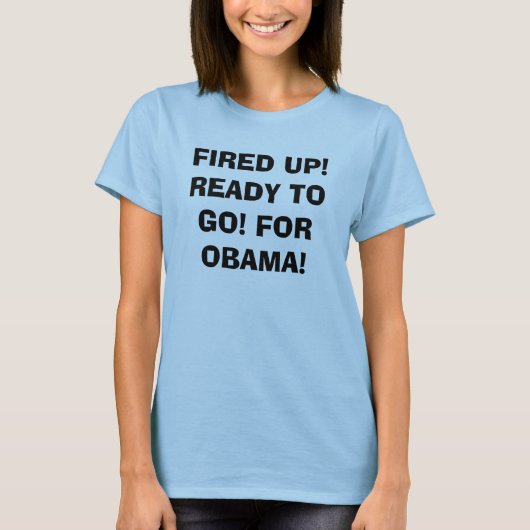 Obama is opgevoed! t-shirt (Voorkant)