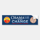 OBAMA IS VOOR UW Bumpersticker VOOR WIJZIGING (Voorkant)