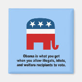 Obama is wat je krijgt als magneet (Voorkant)