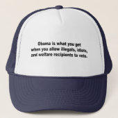 Obama is wat je krijgt als trucker pet (Voorkant)