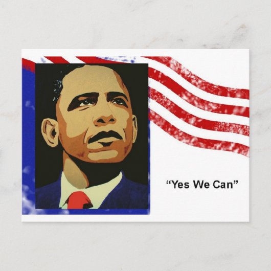 Obama-Ja (briefkaart) Briefkaart (Voorkant)
