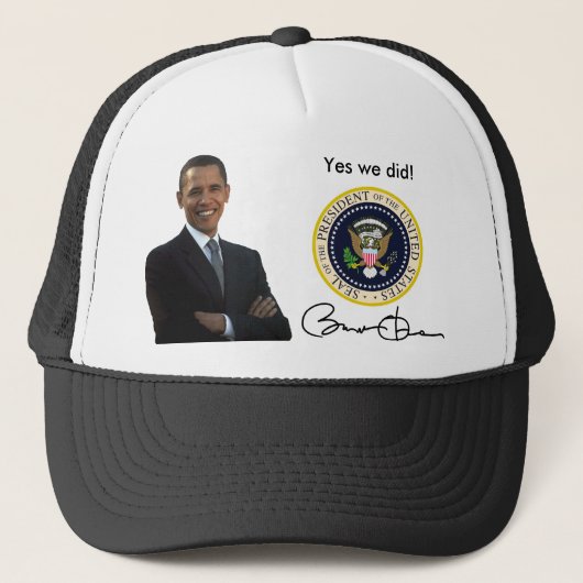 Obama Ja, dat deden we - Baseball Pet (Voorkant)