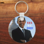 Obama Ja, dat hebben we gedaan! Sleutelhanger (Voorkant)