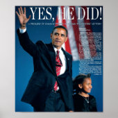Obama: Ja, hij heeft Poster gedaan (Voorkant)