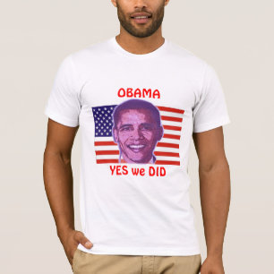 OBAMA Ja, we deden T-Shirt