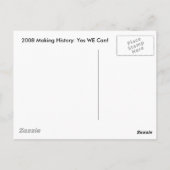 Obama Ja, we kunnen Briefkaart (Achterkant)