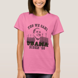 Obama Ja, we kunnen het Shirt van vrouwen nog lang