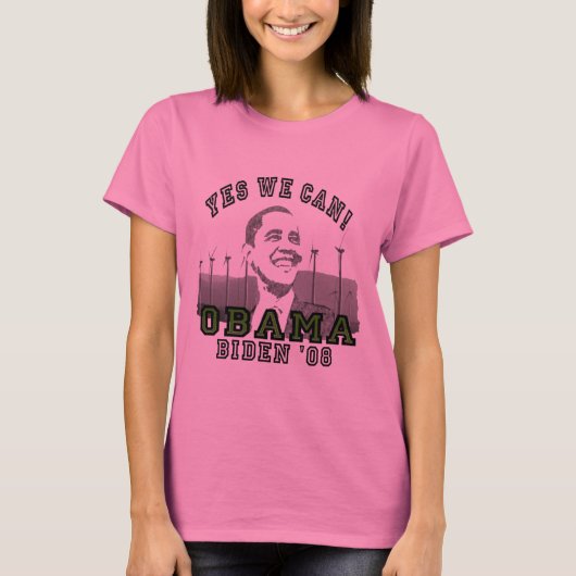 Obama Ja, we kunnen het Shirt van vrouwen nog lang (Voorkant)