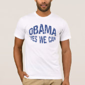 Obama ja we kunnen T-Shirt (Voorkant)