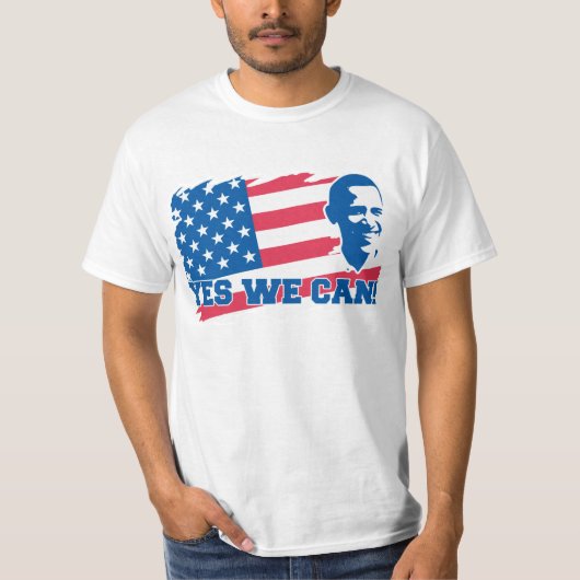 Obama ja we kunnen T-Shirt (Voorkant)