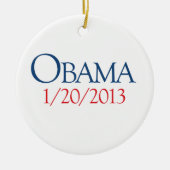 OBAMA JANUARI 20 -.png Keramisch Ornament (Voorkant)