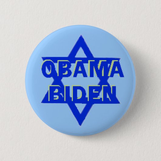 Obama JBiden JEWISH Button (Voorkant)