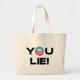 Obama, je liegt grote tote bag