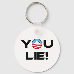 Obama, je liegt sleutelhanger