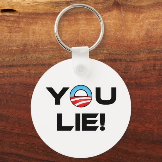 Obama, je liegt sleutelhanger (Voorkant)
