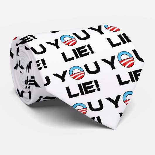 Obama, je liegt stropdas (Opgerold)