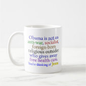 Obama & Jesus Koffiemok (Links)