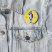 Obama-JFK, Jr. Gold Star pin Ronde Button 5,7 Cm (In situ)